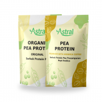 Astral Organic Pea Protein (Original) + Arabica Coffee Pea Protein 